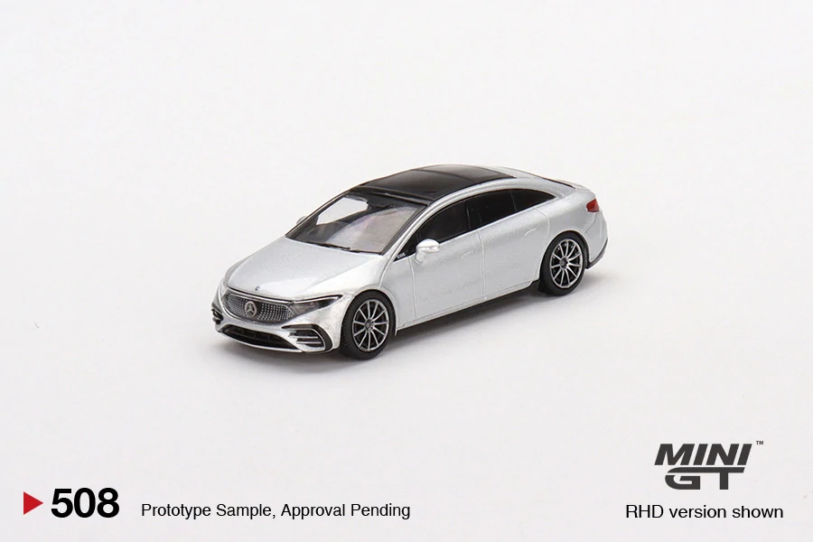 MiniGT #508 Mercedes-Benz EQS 580 4MATIC Silver Metallic