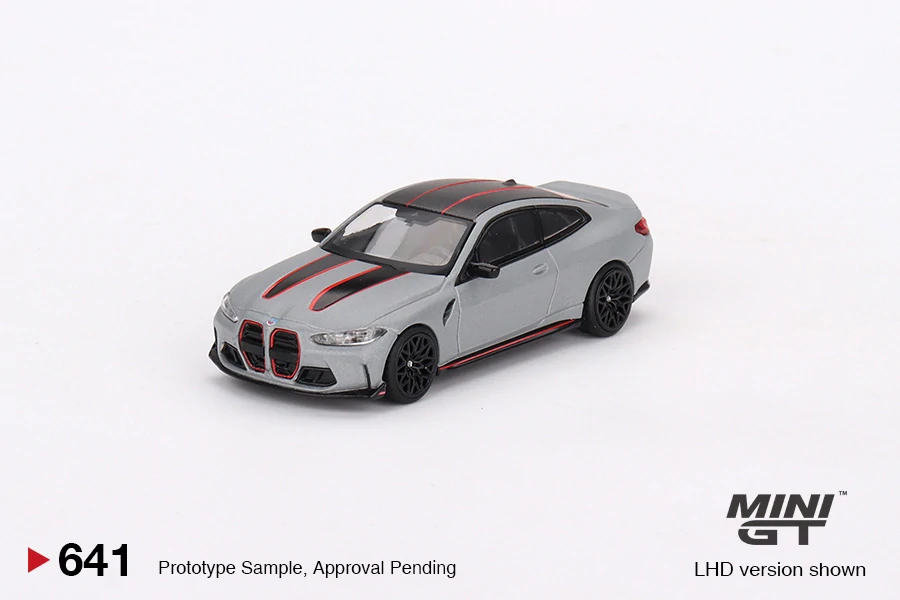 MiniGT #641 BMW M4 CSL Frozen Brooklyn Grey Metallic