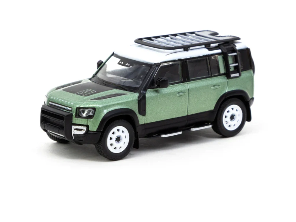 Land Rover Defender 110 Green metallic 1:64 tarmac