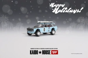 MiniGT #092 Datsun KAIDO 510 Wagon 4x4 Winter Holiday Edition