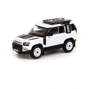 Land Rover Defender 90 bílá 1:64 tarmac