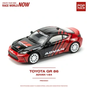 Pop Race 1:64 TOYOTA GR86 "ADVAN"