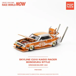 Pop Race 1:64 Nissan Skyline (C210) Bosozoku Style