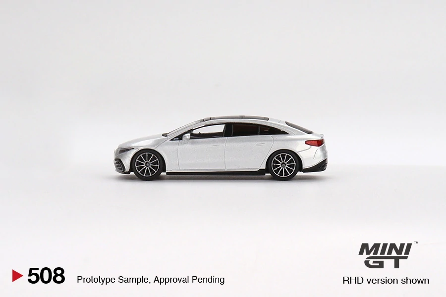 MiniGT #508 Mercedes-Benz EQS 580 4MATIC Silver Metallic