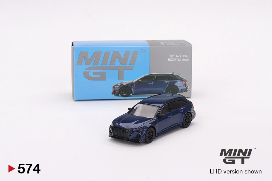 MiniGT #574 ABT Audi RS6-R Navarra Blue Metallic