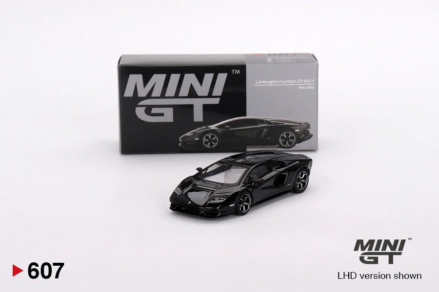 MiniGT #607 Lamborghini Countach LPI 800-4 Nero Maia