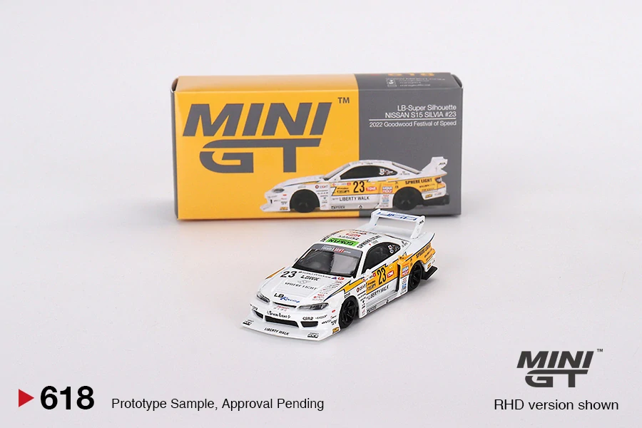 MiniGT #618 Nissan LB-Super Silhouette S15 SILVIA #23 2022 Goodwood Festival of Speed
