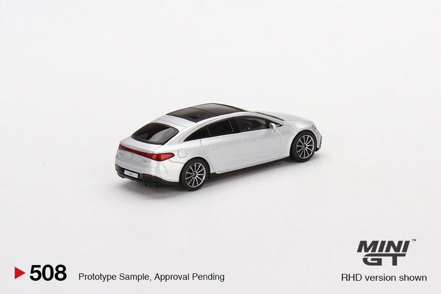 MiniGT #508 Mercedes-Benz EQS 580 4MATIC Silver Metallic