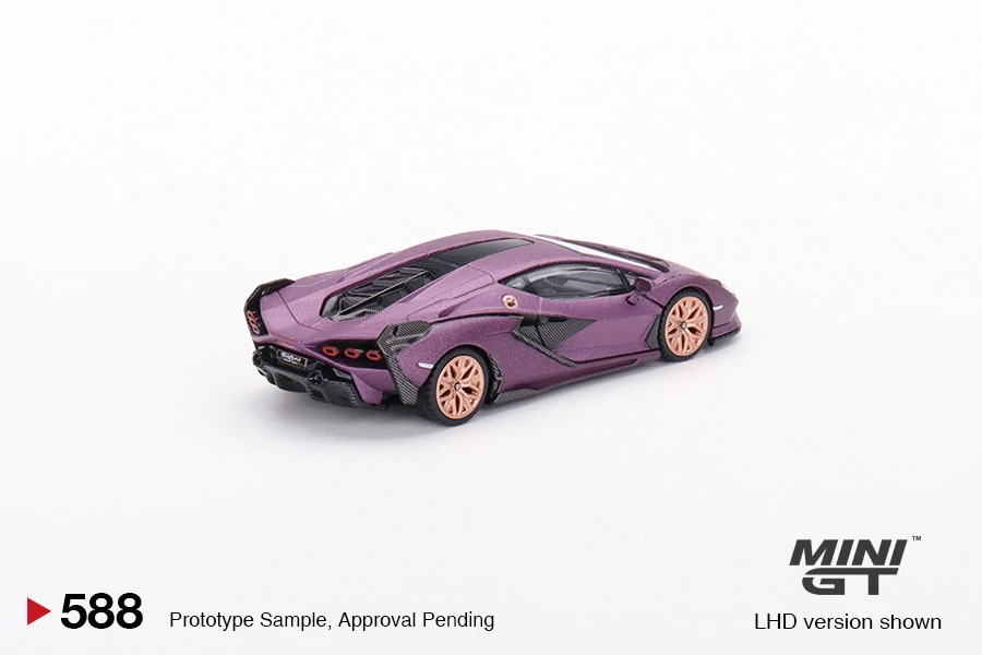 MiniGT #588 Lamborghini Sián FKP 37 Matte Viola SE30
