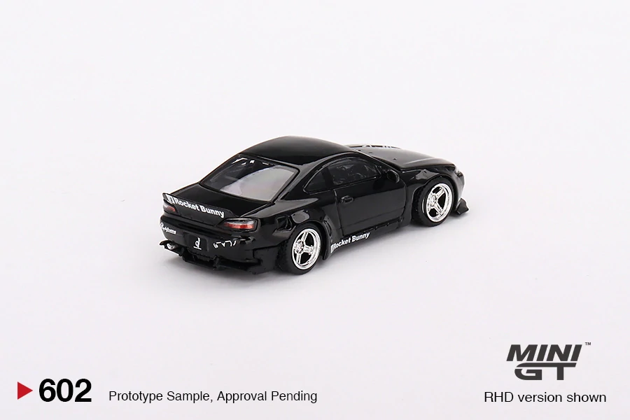 MiniGT #602 Nissan Silvia (S15) Rocket Bunny Black Pearl