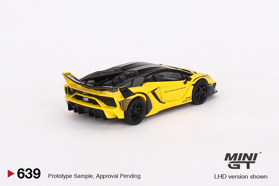 MiniGT #639 Lamborghini LB-Silhouette WORKS Aventador GT EVO Yellow