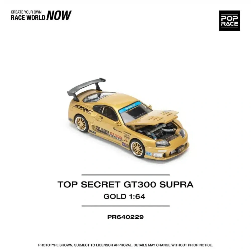 Pop Race 1:64 Toyota Supra Top Secret GT300 Supra 