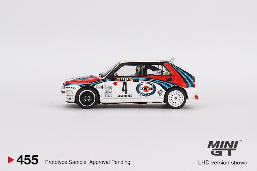 MiniGT #455 Lancia Delta HF Integrale Evoluzione 1992 Rally MonteCarlo Winner #4