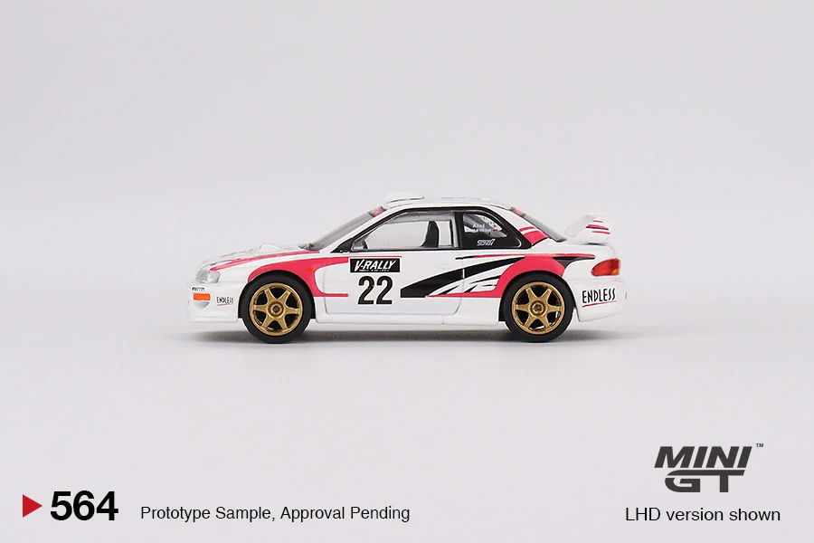 MiniGT #564 SUBARU Impreza WRC98 1999 Rally Tour de Corse #22