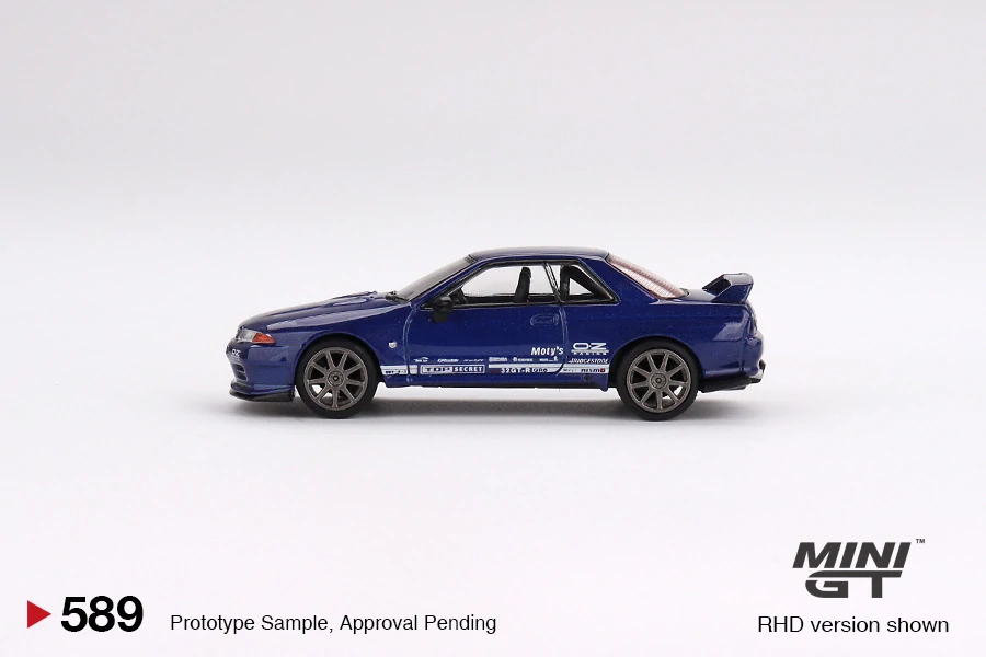 MiniGT #589 Nissan Skyline GT-R Top Secret VR32 Metallic Blue