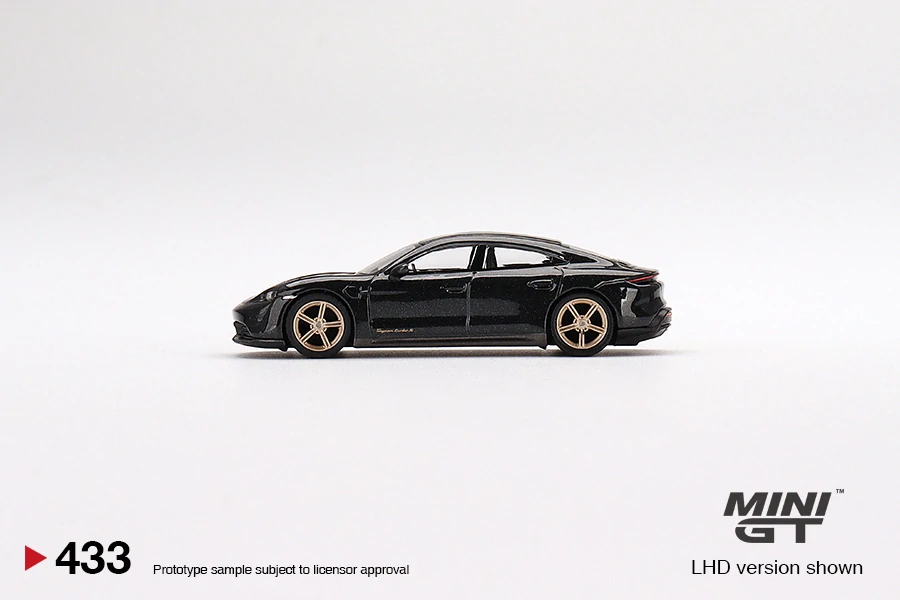 MiniGT #433 Porsche Taycan Turbo S Volcano Grey Metallic