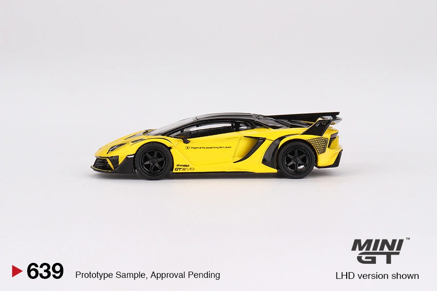 MiniGT #639 Lamborghini LB-Silhouette WORKS Aventador GT EVO Yellow